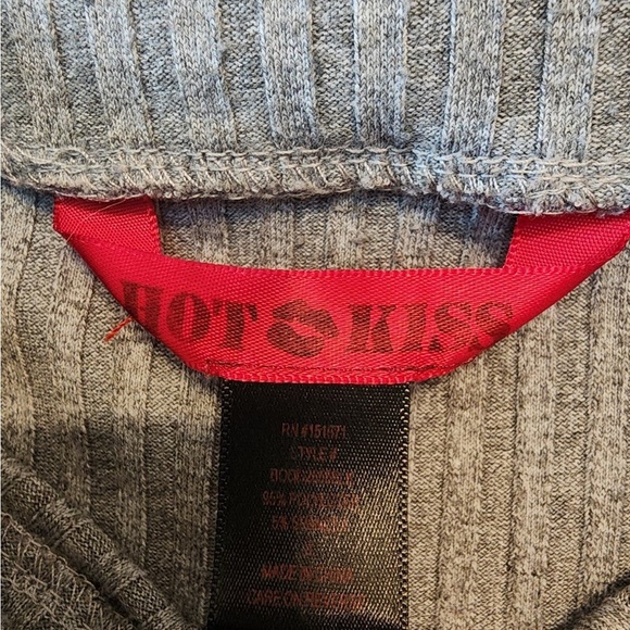 Hot kiss grey dress size juniors small - Picture 3 of 4